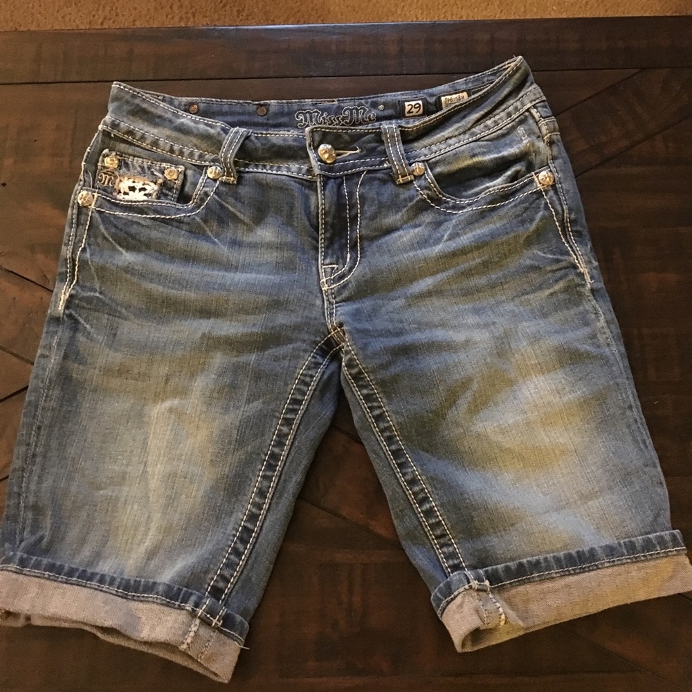 Miss Me Bermuda Shorts